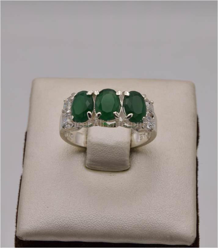 AAE 2523 Chandi Ring 925, Stone: Zircon - AmeerAliEnterprises