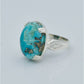 AAE 6582 Chandi Ring 925, Stone: Shajri Feroza