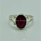 AAE 6853 Chandi Ring 925, Stone: Ruby