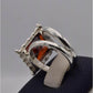 AAE 2295 Chandi Ring 925, Stone: Zircon - AmeerAliEnterprises