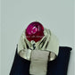 AAE 6854 Chandi Ring 925, Stone: Irani Poota Yaqoot