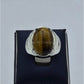 AAE 3552 Chandi Ring 925, Stone: Tiger's Eye