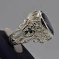 AAE 7714 Chandi Ring 925, Stone: Zircon - AmeerAliEnterprises