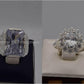 Silver Couple Rings: Pair 39,  Stone: Zircon - AmeerAliEnterprises