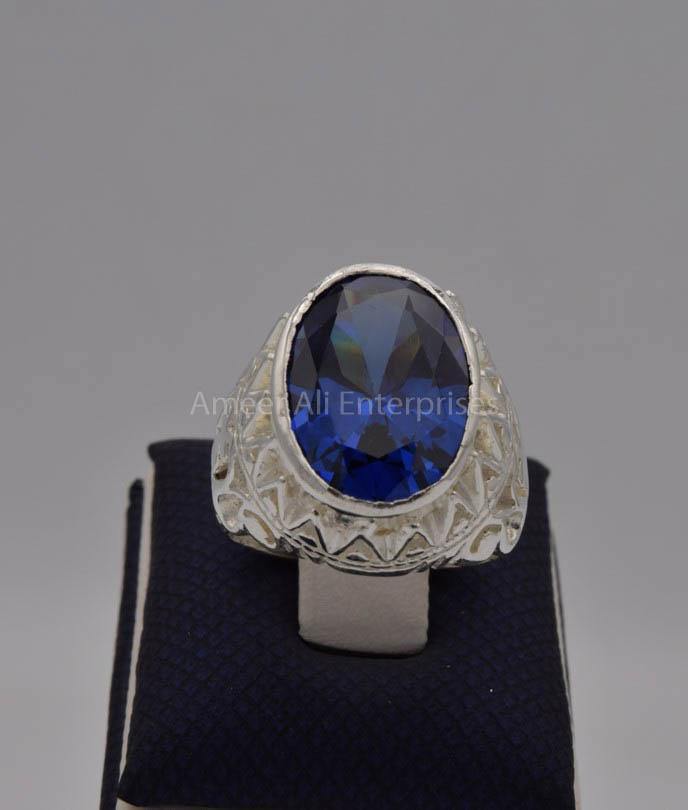 AAE 7715 Chandi Ring 925, Stone: Zircon - AmeerAliEnterprises