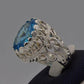 AAE 7774 Chandi Ring, Stone: Zircon - AmeerAliEnterprises