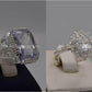 Silver Couple Rings: Pair 39,  Stone: Zircon - AmeerAliEnterprises