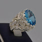 AAE 7774 Chandi Ring, Stone: Zircon - AmeerAliEnterprises