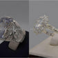 Silver Couple Rings: Pair 39,  Stone: Zircon - AmeerAliEnterprises