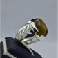 AAE 3552 Chandi Ring 925, Stone: Tiger's Eye