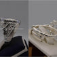 Silver Couple Rings: Pair 39,  Stone: Zircon - AmeerAliEnterprises