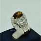 AAE 6903 Chandi Ring 925, Stone: Tiger's Eye