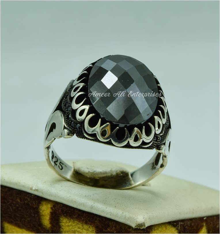 AAE 6720 (VINTAGE COLLECTION) 925 CHANDI RING - AmeerAliEnterprises