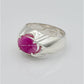 AAE 6676 Chandi Ring 925, Stone: Ruby