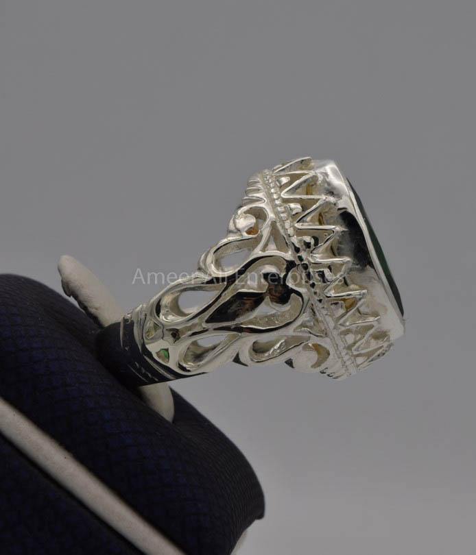 AAE 7716 Chandi Ring 925, Stone: Zircon - AmeerAliEnterprises