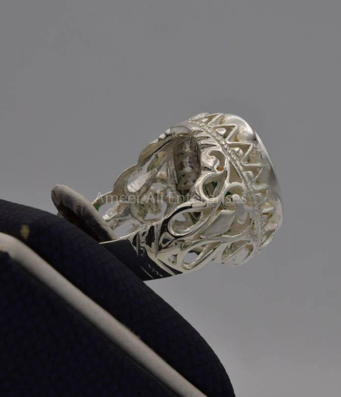 AAE 7716 Chandi Ring 925, Stone: Zircon - AmeerAliEnterprises