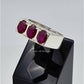 AAE 6677 Chandi Ring 925, Stone: Ruby