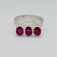 AAE 6677 Chandi Ring 925, Stone: Ruby