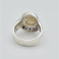 AAE 6641 Chandi Ring 925, Stone: Pukhraj