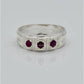 AAE 6575 Chandi Ring 925, Stone: Ruby (Yaqoot)