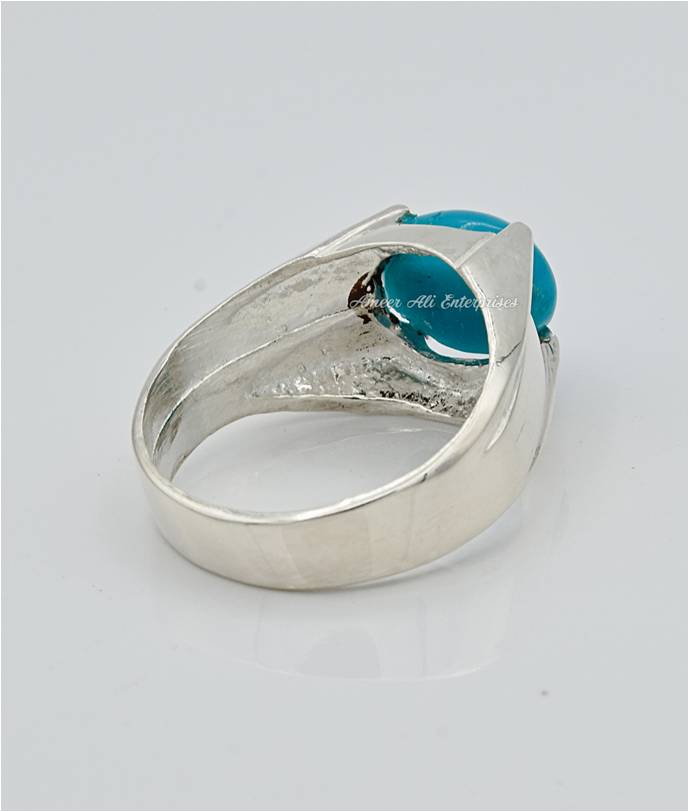 AAE 6608 Chandi Ring 925, Stone: Feroza