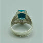 AAE 6841 Chandi Ring 925, Stone: Feroza