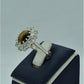 AAE 5776 Chandi Ring 925, Stone: Tiger's Eye - AmeerAliEnterprises