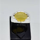AAE 6672 Chandi Ring 925, Stone: Yellow Aqeeq