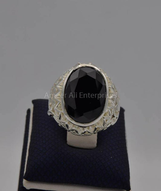 AAE 7719 Chandi Ring 925, Stone: Zircon - AmeerAliEnterprises