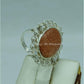 AAE 5725 Chandi Ring 925, Stone: Sun Sitara - AmeerAliEnterprises
