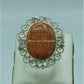 AAE 5725 Chandi Ring 925, Stone: Sun Sitara - AmeerAliEnterprises